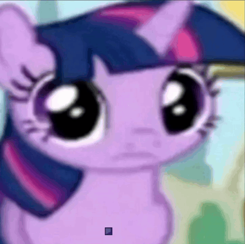 Twilight Sparkle Close Up with Square