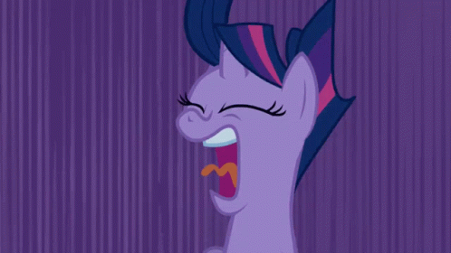 Twilight Sparkle Making Funny Face GIF