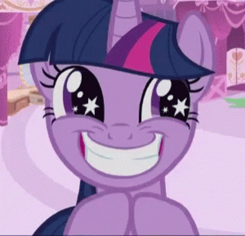 Twilight Sparkle Grinning GIF