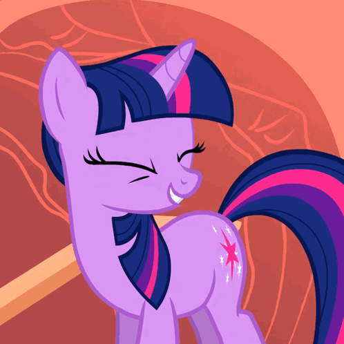Twilight Sparkle Laughing GIF