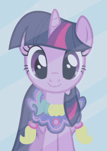 Twilight Sparkle Looking At Mirror GIF