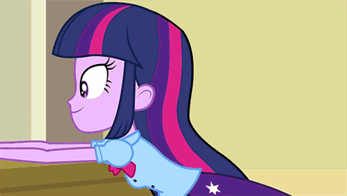 Twilight Sparkle Messy Bump GIF