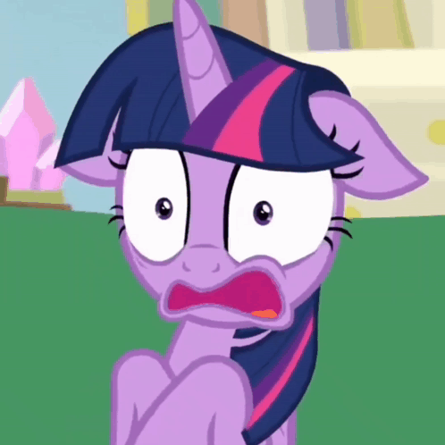 Twilight Sparkle Scared GIF