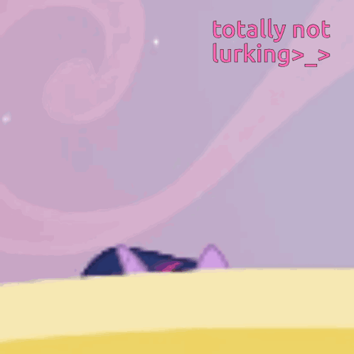 Twilight Sparkle Sitting In Bathtub Saying Totally Not Lurking GIF