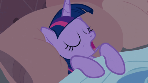 Twilight Sparkle Sleeping in Bed