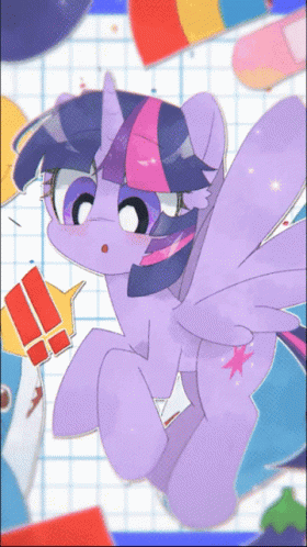 Twilight Sparkle Surprised To Smile Face GIF