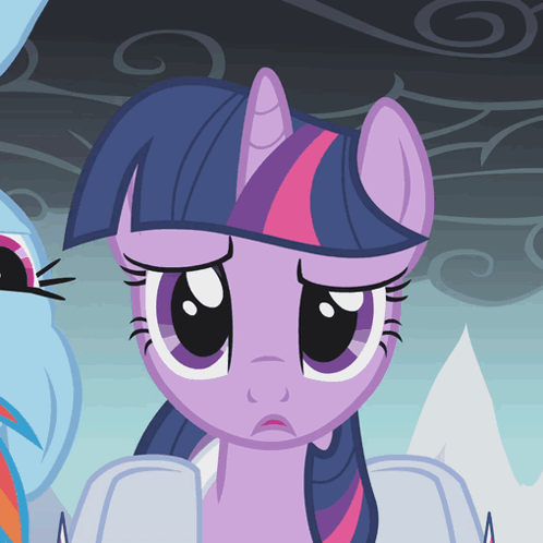 Twilight Sparkle Suspicious Look GIF