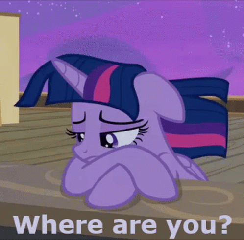 Twilight Sparkle Where Are You GIF