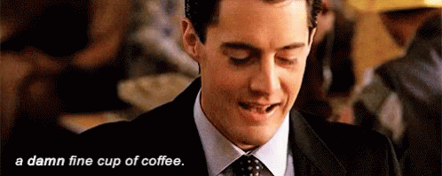 Twin Peaks Dale Cooper Fine Cup Of Coffee GIF