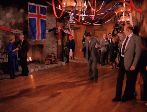 Twin Peaks Leland Palmer Dance Scene GIF