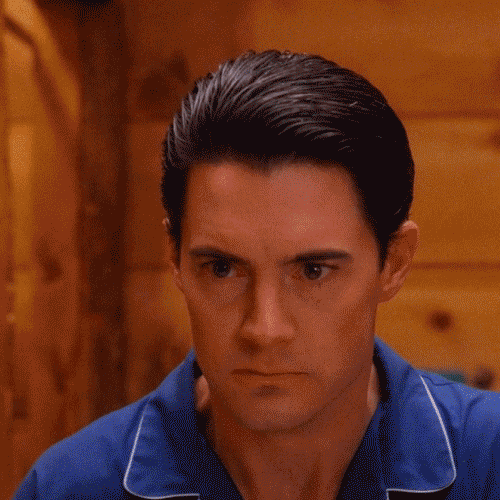 Twin Peaks Smash His Head On Mirror GIF