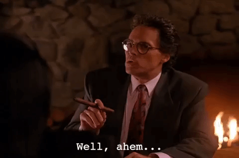 Twin Peaks Well Ahem GIF