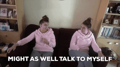 Twin Sisters Left On Read Messages GIF