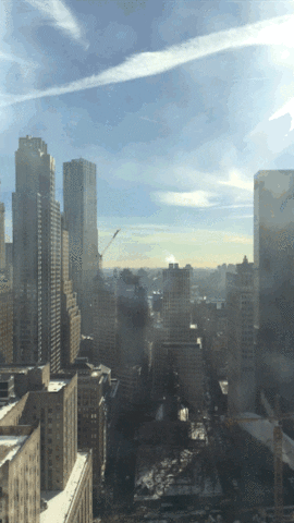 Twin Towers Falling Daytime Time Lapse GIF