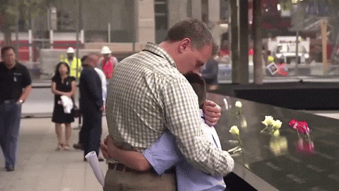 Twin Towers Falling Memorial Day Emotional Family GIF