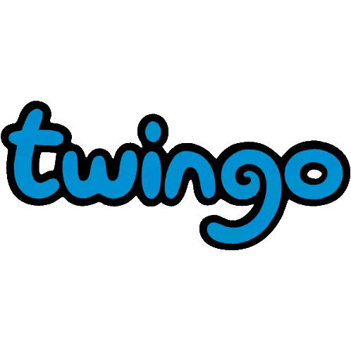 Twingo Logo in Blue and Black