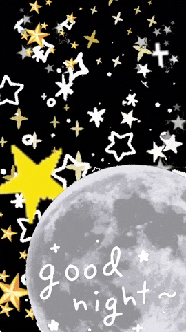 Twinkie Sparkle Moon Good Night GIF