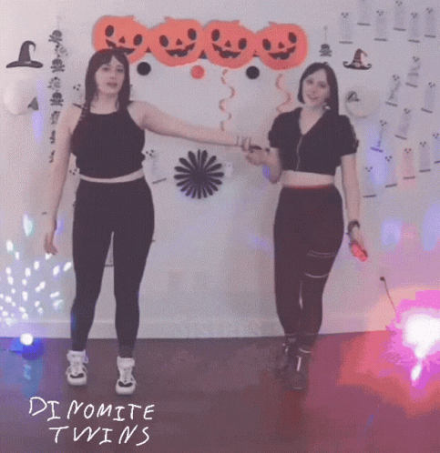 Twinning Dinomite Twin Sisters GIF