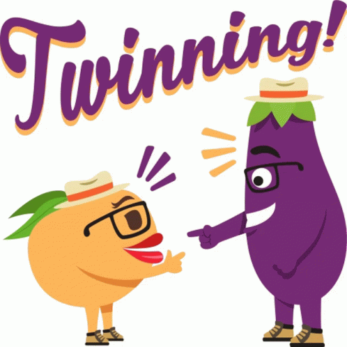 Twinning Eggplant Life GIF