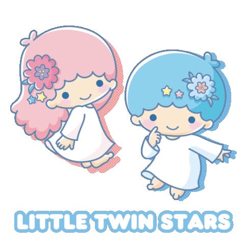Twinning Little Twin Stars GIF