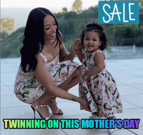 Twinning On This Mother's Day GIF