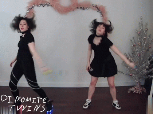 Dinomite Twins Dancing GIF