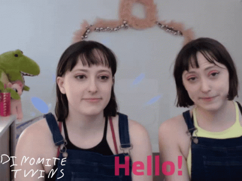 Dinomite Twins Waving GIF
