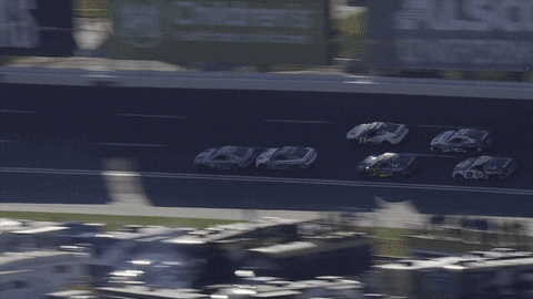 Twirling Car Nascar Crash GIF
