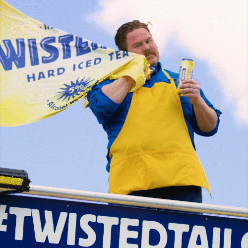 Twisted Tea Banner Used For Wiping GIF
