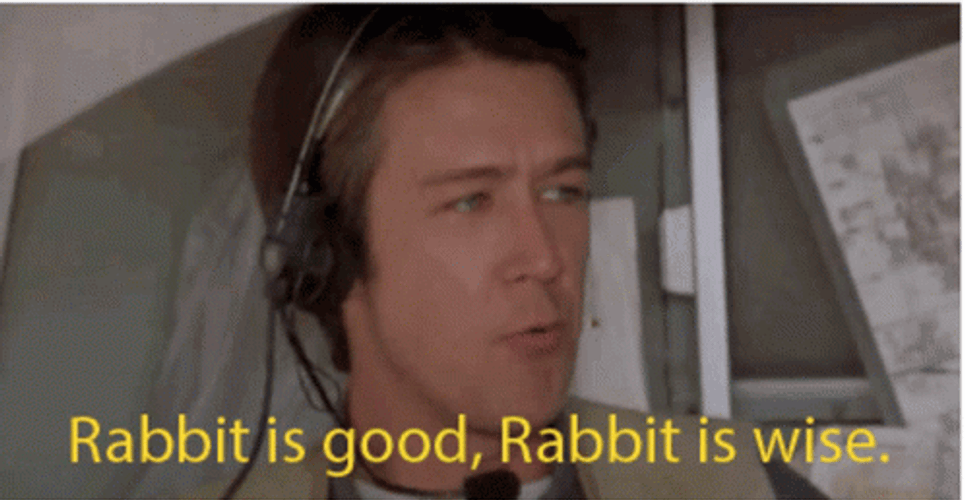 Twister Alan Ruck Rabbit Is Good And Wise GIF