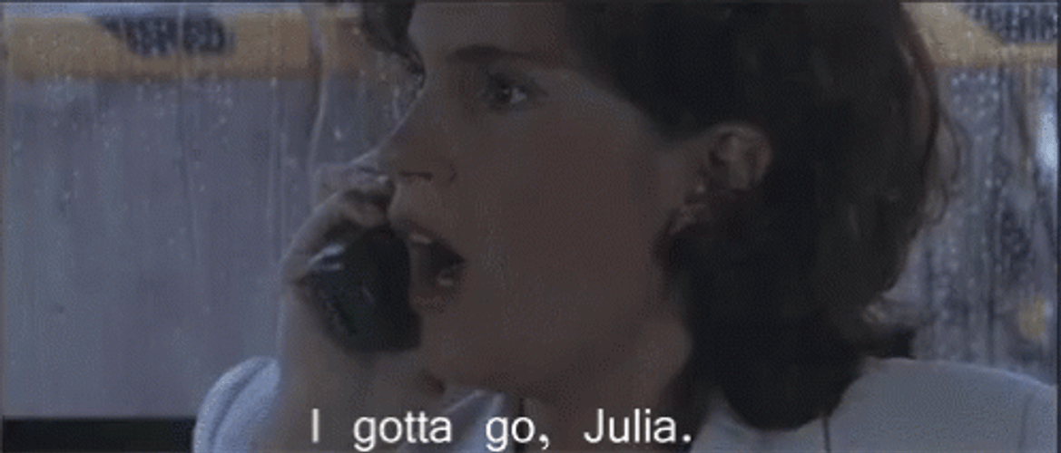 Twister Jami Gertz Phone Call Bye GIF