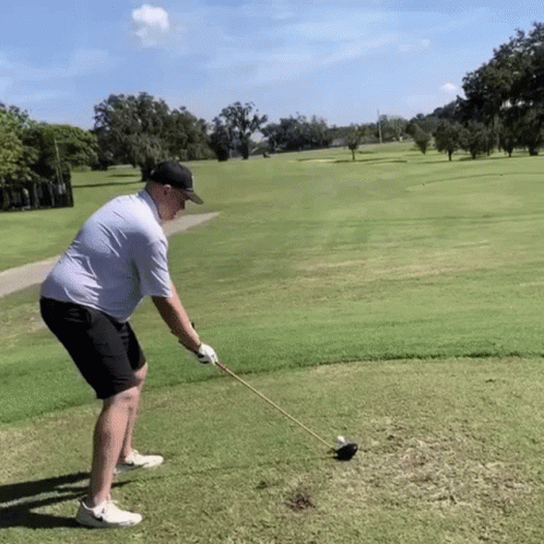 Twists Arms Golf GIF