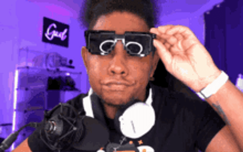 Twitch Streamer Gael Wearing Sunglasses Swag GIF