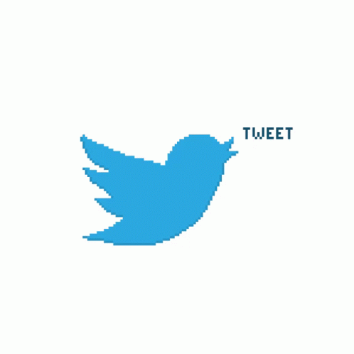 Twitter Tweeting Bird GIF