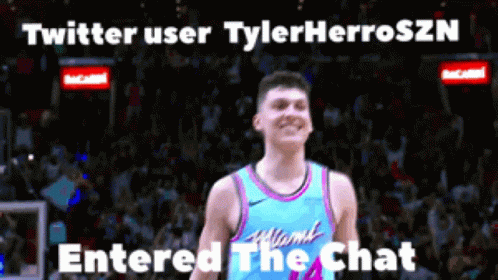 Twitter User Tylerherroszn Entered The Chat With A Picture Of A Basketball Player GIF
