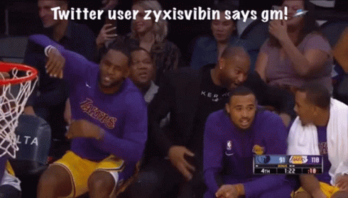 Twitter User Zyxisvibin Says GM Watching Lakers Game