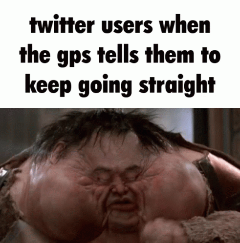 Twitter Users Keep Going Straight