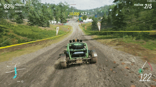 Two And Four Wheels Dirt Showdown GIF