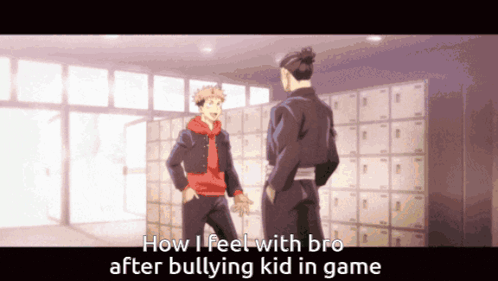 Two Anime Characters Bro After Bullyi