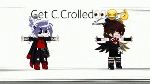 Two Anime Characters Doing Handstand Get C Rolled GIF