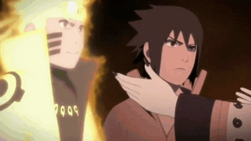 Two Anime Characters Holding Hands