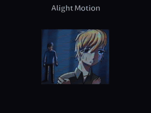 Two Anime Characters Kissing Alight Motion