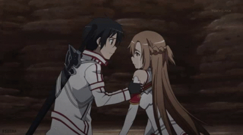 Two Anime Characters Looking at Each Other Tokyo MX