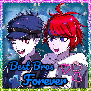 Two Anime Characters With Best Bros Forever