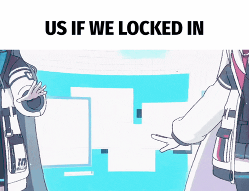Two Anime Girls Dabbing Us If We Locked In
