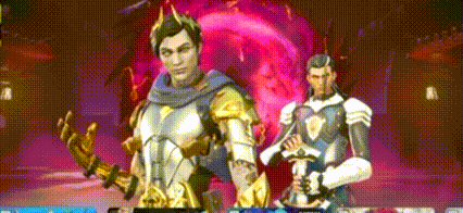 Two Armored Men Side by Side