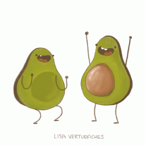 Two Avocados With Avocado Tell You Something Coming July 2020 GIF