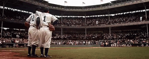 Two Baseball Players Number 21