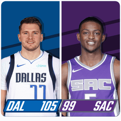 Two Basketball Players Dallas and Kings