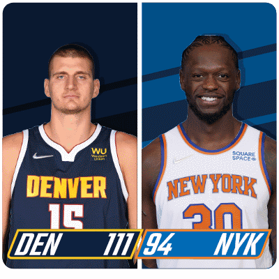 Two Basketball Players from Denver and New York